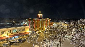 Weather camera view of City of Woodstock.