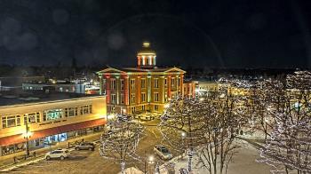 Weather camera view of City of Woodstock.