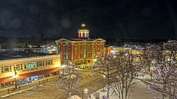 Weather camera view of City of Woodstock.