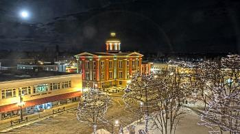 Weather camera view of City of Woodstock.