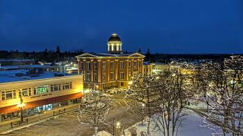 Weather camera view of City of Woodstock.