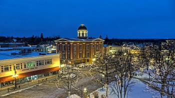 Weather camera view of City of Woodstock.