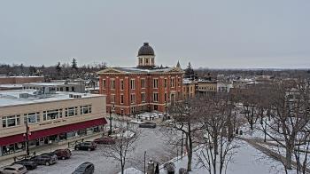Weather camera view of City of Woodstock.