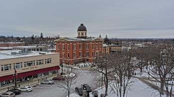 Weather camera view of City of Woodstock.