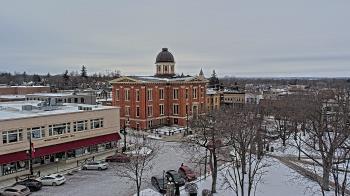 Weather camera view of City of Woodstock.
