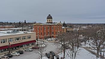 Weather camera view of City of Woodstock.