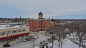 Weather camera view of City of Woodstock.