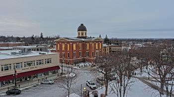 Weather camera view of City of Woodstock.