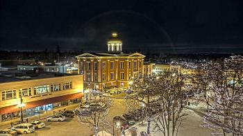 Weather camera view of City of Woodstock.