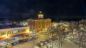 Weather camera view of City of Woodstock.
