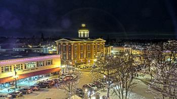 Weather camera view of City of Woodstock.