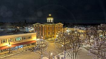 Weather camera view of City of Woodstock.