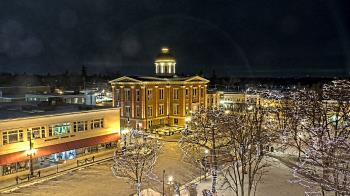 Weather camera view of City of Woodstock.