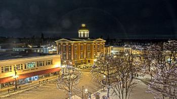 Weather camera view of City of Woodstock.