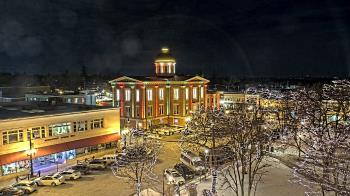 Weather camera view of City of Woodstock.