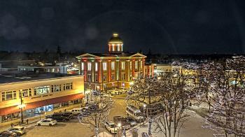 Weather camera view of City of Woodstock.