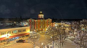 Weather camera view of City of Woodstock.