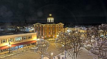 Weather camera view of City of Woodstock.