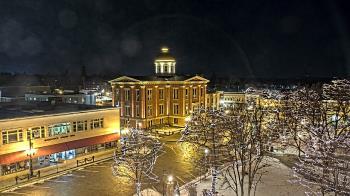 Weather camera view of City of Woodstock.