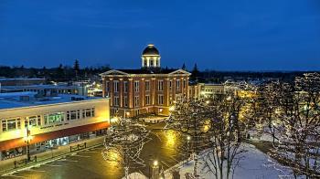 Weather camera view of City of Woodstock.