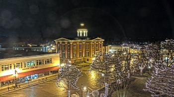 Weather camera view of City of Woodstock.