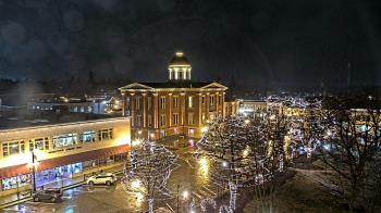 Weather camera view of City of Woodstock.