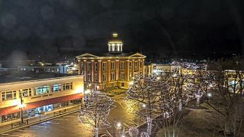 Weather camera view of City of Woodstock.