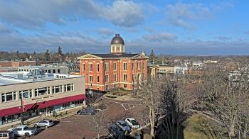 Weather camera view of City of Woodstock.