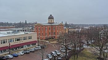 Weather camera view of City of Woodstock.