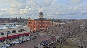 Weather camera view of City of Woodstock.