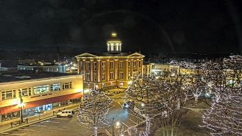 Weather camera view of City of Woodstock.