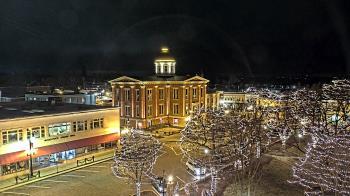 Weather camera view of City of Woodstock.