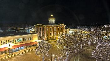 Weather camera view of City of Woodstock.