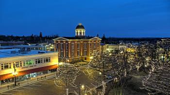 Weather camera view of City of Woodstock.