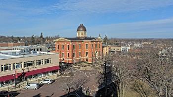 Weather camera view of City of Woodstock.