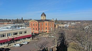 Weather camera view of City of Woodstock.