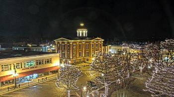 Weather camera view of City of Woodstock.