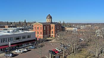 Weather camera view of City of Woodstock.