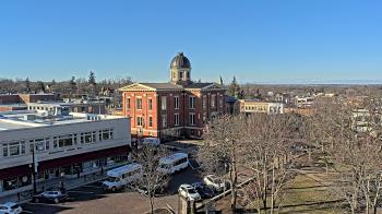 Weather camera view of City of Woodstock.