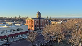 Weather camera view of City of Woodstock.