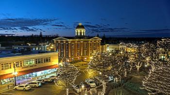 Weather camera view of City of Woodstock.