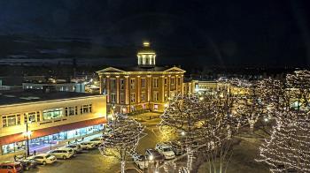 Weather camera view of City of Woodstock.