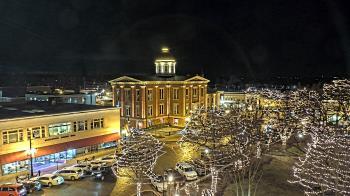 Weather camera view of City of Woodstock.