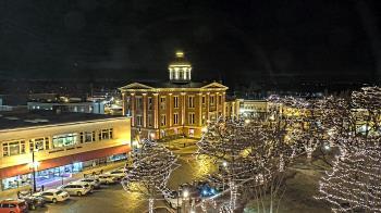 Weather camera view of City of Woodstock.