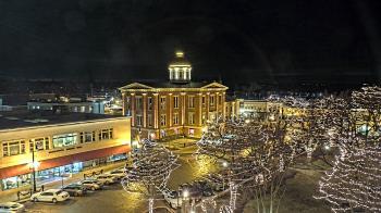 Weather camera view of City of Woodstock.