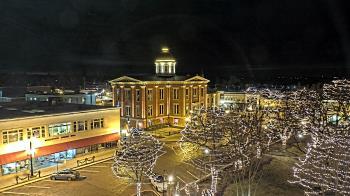 Weather camera view of City of Woodstock.