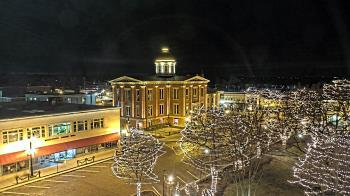 Weather camera view of City of Woodstock.