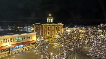 Weather camera view of City of Woodstock.