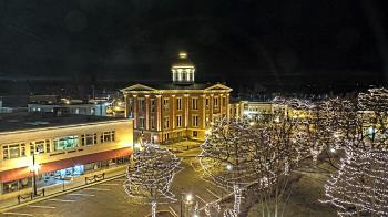 Weather camera view of City of Woodstock.