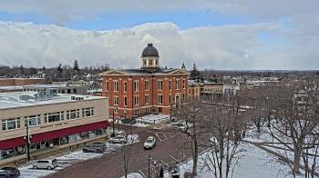 Weather camera view of City of Woodstock.